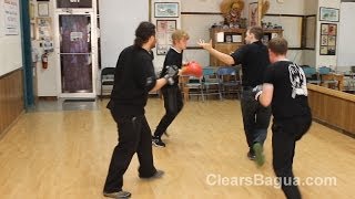 Bagua Sparring Drill  Evasion against 3 Opponents [upl. by Blackstock]