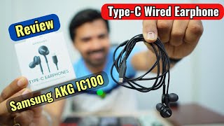 Samsung AKG IC100 TypeC Earphone Review  Best Compatible USBC Wired Earphone [upl. by Vittoria]