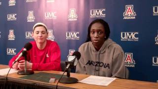 Brooke Jackson amp Ify Ibekwe Post Game 121910 by Arizona Athletics [upl. by Beutner723]