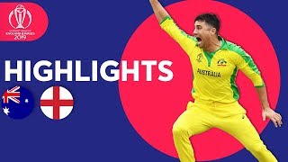 Finch amp Starc Star at Lords  Australia vs England  Match Highlights  ICC Cricket World Cup 2019 [upl. by Beitris]