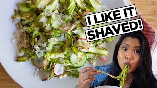 SHAVED ASPARAGUS SALAD  SPRING SALAD [upl. by Erena]