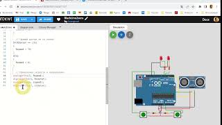 ArduinoWokwi Движение робота по линии [upl. by Ykvir]