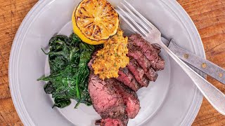 How To Make Bavette with SmokedAlmond Romesco and Lemony Greens By Rachael [upl. by Resor]