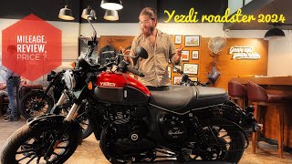 2024 Yezdi Roadster New model walkaround video Detailed Review Ex showroom price kanpur yezdi [upl. by Brandy]