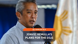 Rappler Talk Jonvic Remulla’s plans for the DILG [upl. by Mcneely]