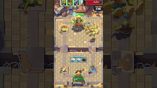 Won a losing match 🔥 in goblin gameplay Clash royale clash clashroyale coc supercell gameplay [upl. by Ellerey413]