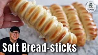 Fluffy and Delicious Soft Breadsticks Recipe [upl. by Darbie]