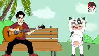 Story Wa Animasi PODTOONmain gitar [upl. by Elleinnod365]