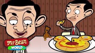 Pizza Delivery Wars  Mr Bean Animated Season 2  Funny Clips  Mr Bean [upl. by Nabois]