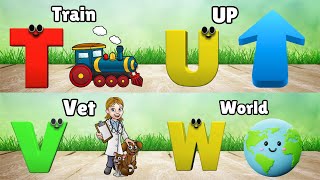 Phonics Song with two words  Phonics song a to z  A for Apple  Nursery Rhymes for Toddlers [upl. by Mathis216]