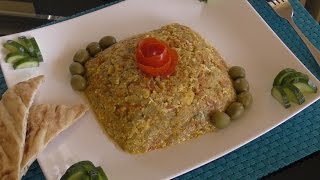 Mirza Ghassemi  Iranian appetizer  Eggplant recipe [upl. by Crotty607]