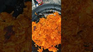 SPICY SALMON RICE BOWL x BULDAK 🍣🍚🔥🔥🔥 buldak samyang korean ricebowl youtubeshorts [upl. by Atineg]