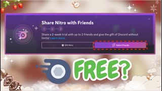 Share Nitro New Feature  Free Discord Nitro [upl. by Leler984]