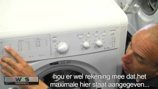 Indesit IWC6165 Weekendknaller Zuinige Indesit wasmachine met startuitstel [upl. by Yrekcaz600]