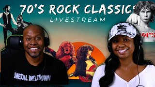 70s ROCK Classics  LIVESTREAM [upl. by Nnylaf]