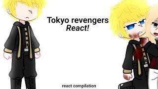 react compilation Tokyo revengers react to Takemichi and TokRevTakemikeymitake auAngst AU [upl. by Seraphim]