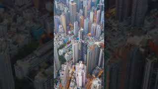 Hong kong city Drone view [upl. by Fotzsyzrk]