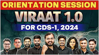 VIRAAT 10 FOR CDS1 2024 Batch Orientation Session [upl. by Hevak]