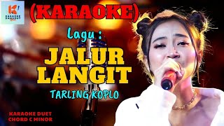 Jalur Langit Karaoke Tarling  Karaoke Dangdut Official  Cover PA 600 [upl. by Merlina]