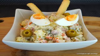 Ensaladilla Rusa Más Ligera Receta Fácil con Trucos [upl. by Dnana157]