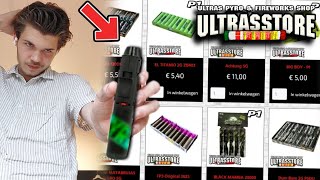 NIEUWE PYRO AANSTEKER EN VUURWERK BESTELLEN BIJ ULTRASSTORE [upl. by Yorke]