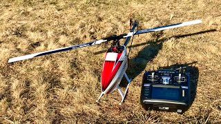 ALZRC X360 RC Helicopter  Low Headspeed Flying 🇸🇮 [upl. by Chadburn]