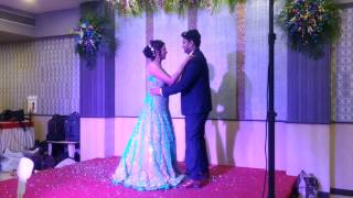 Romantic couple dance on engagement by DrNeha and DrVishal [upl. by Aihsyn523]