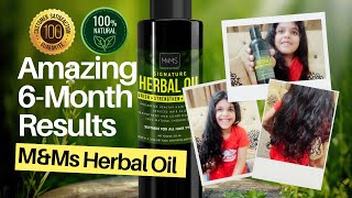 🌿 Amazing 6Month Results with MampMs Herbal Hair Oil ✨ [upl. by Richard]