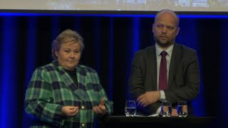 Partilederduell Hvordan utvikle norsk industri Moderator Sindre Heyerdahl Yara Høstseminar 2024 [upl. by Ahsitahs978]