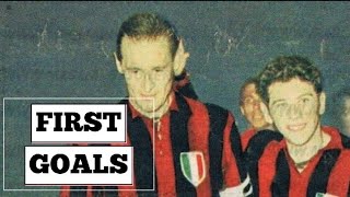 First Goals Giancarlo Danova with AC Milan in SERIE A ITALIA 19571958 viral [upl. by Bardo]