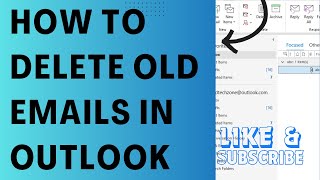 How To Delete Old Emails In Outlook how to delete old mails in outlookhow to delete old emails [upl. by Rehsu]