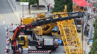 Mobilkran LIEBHERR LTM 1350 Abbau und Abfahrt Teil 2  Soeren66 [upl. by Imyaj427]