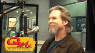 Q1043FMs Jim Kerr amp Shelli Sonstein wJeff Bridges [upl. by Leak]