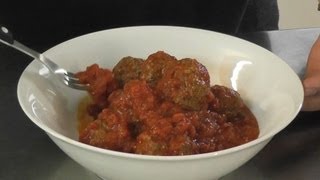 HOME MADE ITALIAN MEATBALLS POLPETTE CON SUGO theitaliancookingclasscom [upl. by Edana909]