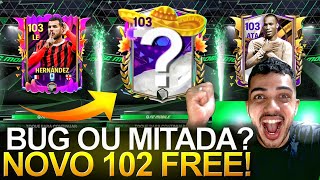 BUG OU MITADA 😱 GANHEI 2x GER 103 ABSURDOS  KAKÁ ICON FREE amp NOVO 102 GRÁTIS 🤑🔥  FC MOBILE 2025 [upl. by Latimore]