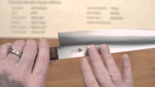 Kanehide Bessaku Gyuto 240mm Quick Look [upl. by Anamuj]