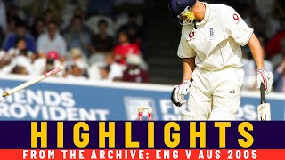 The Start of the Greatest Ashes Series Ever  Classic Match  England v Australia 2005  Lords [upl. by Dryden2]