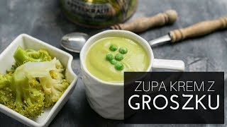 Zupa krem z zielonego groszku  jak zrobić [upl. by Sprage]