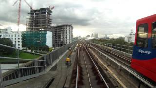 Docklands Light Rail  Woolwich Arsenal to Stratford International [upl. by Lundgren464]