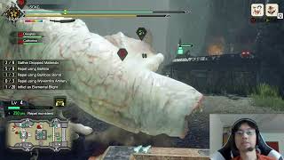 MonHun Rise playthrough 125 Rampage Apex Arzuros HR Apex Arzuros [upl. by Oznol]