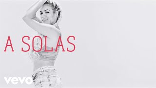 Karol G  A Solas Official Lyric Video [upl. by Naesar]