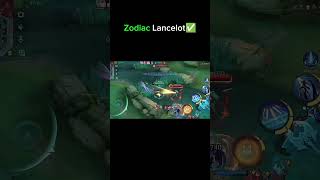 Zodiac Lancelot Mlbb Op Damage mobilelegends mlbb shorts [upl. by Rhea]