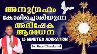 നിയോഗങ്ങൾ ഈ ആരാധനയിൽ സമർപ്പിക്കുന്നു 15 minutes adoration Fr Jince Cheenkallel HGN [upl. by Zug372]