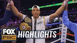 David Morrell Jr with an impressive 1st round KO of Mario Cazares  HIGHLIGHTS  PBC ON FOX [upl. by Mahseh]