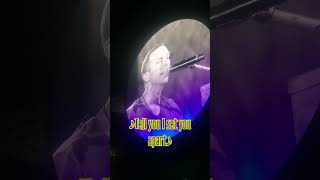 Coldplay  The Scientists Lyrics  Live in Singapore 2024 [upl. by Heeley]