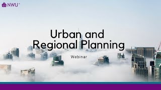 Webinar Urban and Regional Planning [upl. by Milda]