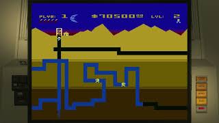 ORileys Mine Level 1 Atari 8Bit Emulated [upl. by Hauser]