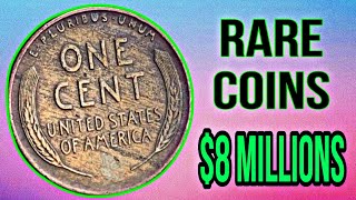 The Quest for MillionDollar Wheat Pennies Discover the Most Valuable Rare Coins Coins worth money [upl. by Enitsirhk808]