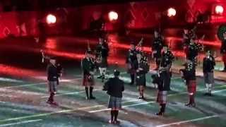 Ireland Massed Pipes and Drums performs at Spasskaya Tower 2015 Moscow International Music Festival [upl. by Kenlee]