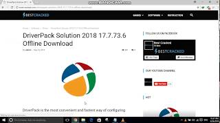 สอนดาวโหลด  how to download DriverPack Solution 2018 177736 Offline [upl. by Nilrev995]